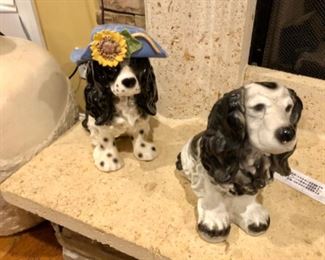 Spaniel figurines 