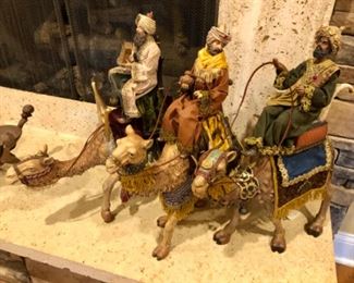 Large 3 Wise Men on camels