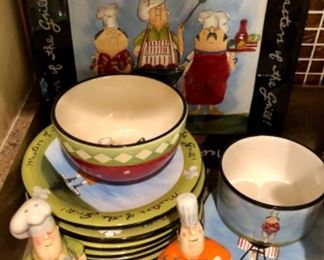 Tracy Flickinger "Masters of the Grill" Set of BBQ dishes