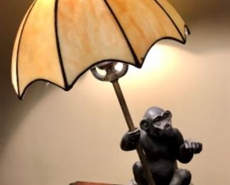 Unique monkey lamp