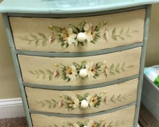 Small painted chest