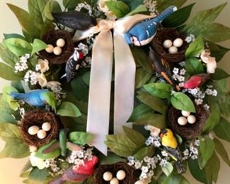 Danbury Mint Bird wreath 