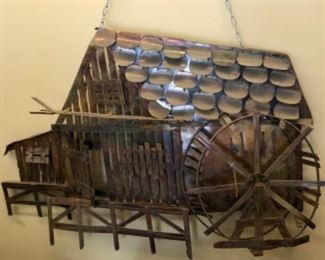 Copper mill decor