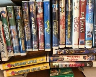 Disney VHS tapes