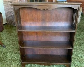 047 Freestanding Wood Bookcase