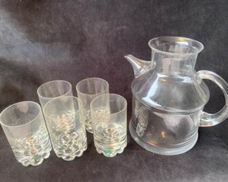 252Six Orrefors Crystal Glasses and More