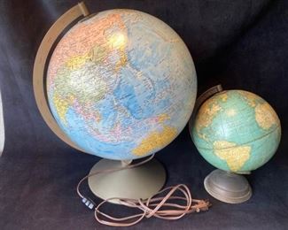 240 Vintage Replogle Cram Globes
