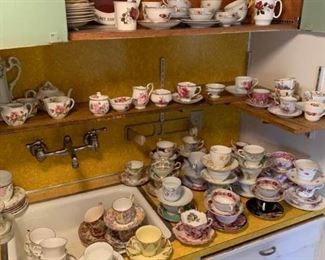 139 Massive Lot of Teacups  Other China