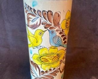 223 Vintage Tonala Mexican Vase