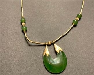 411 Jadeite Pendant Necklace