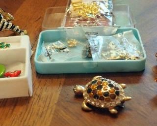 Bejeweled Animal Pins, Gold Charms, And More