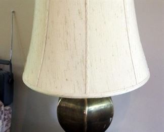 30" Matching Brass Urn Lamps, Qty 2