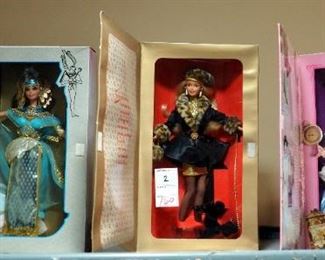 Barbie Doll Collection Including "The Great Eras" Egyptian Queen And Gibson Girl; And Spiegel Shopping Chic, All In Original Boxes, Total Qty 3