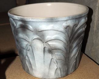 Nora Fenton Designs Hand Painted 12" Round Ceramic Handled Pot With Lid And 12" Tall Ginger Jar (Made In Thailand), Ceramic Flower Pots Vase, Qty 5