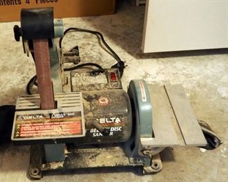 Delta 1" Belt/5" Disc Sander, Powers On