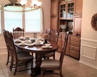 view into the dining room,