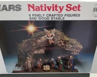Sears Nativity set