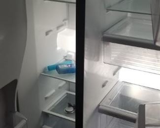 Inside of Whirlpool refrigerator