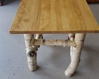Cool rustic end table