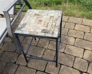 Patio end tables (pair)