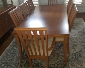 Matching Scandinavian Birch Dining Table/Chairs