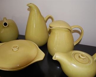 Russel Wright "Chartreuse Curry" stoneware