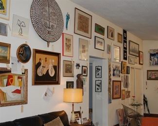 An abundance of art for sale