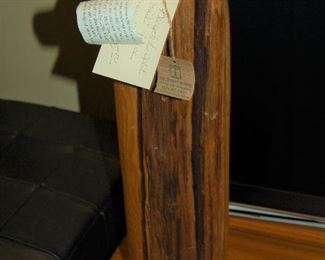 One of many wooden pieces