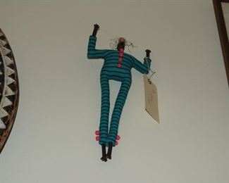 One of several cloth dolls