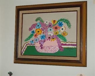 "Basket of Flowers" by Lisa Holley