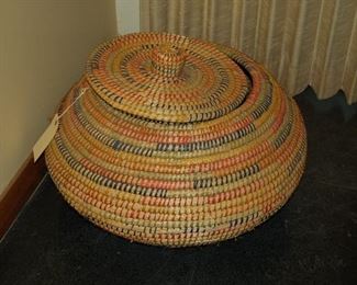 Large colorful basket