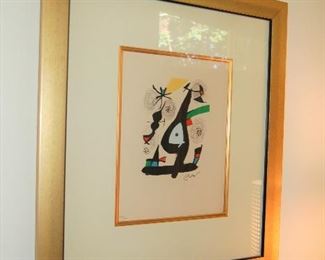 Jean Miro, signed lithograph