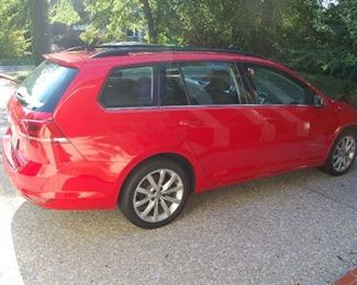 Volkswagen Golf; minimum bids will be taken; 22,867 miles