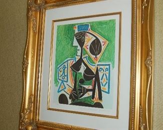 "Lady in Chair," Picasso