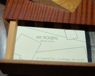 Jay Rogers puzzle boxes