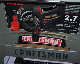 Craftsman table saw