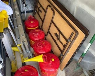 Hurricane preparation 5 gallon gas cans