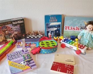 Assorted Toys and Board Games