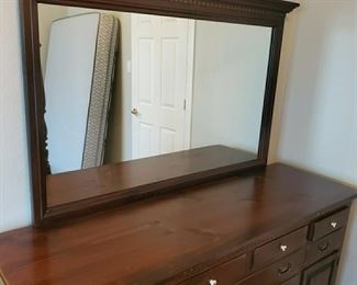 Ethan Allen Vintage Dresser with Mirror