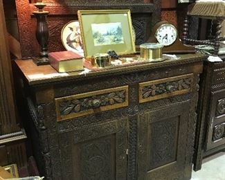 Carved all over French sideboard