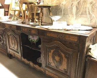 1850's Country French carved sideboard