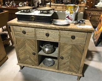 Reclaimed wood sideboard