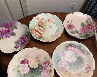 Floral Porcelain Plates