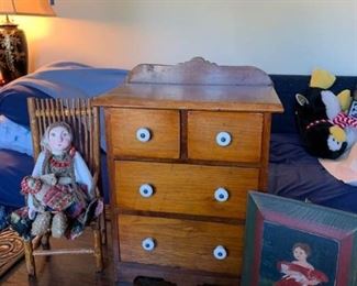 Mini Dresser, Dolls, Art