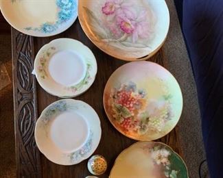 Porcelain Double Handle Large Plate and More