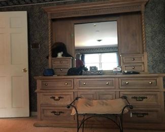 bedroom dresser and storeage.  quite nice.  big!