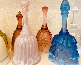 Huge bell collection. Lots of Fenton