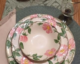 Set of Franciscan Desert Rose