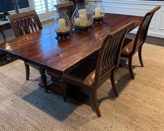 VINTAGE RALPH LAUREN FARMHOUSE STYLE DINING TABLE $950.00