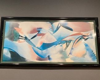 Modern print
Frame 62” x 31”